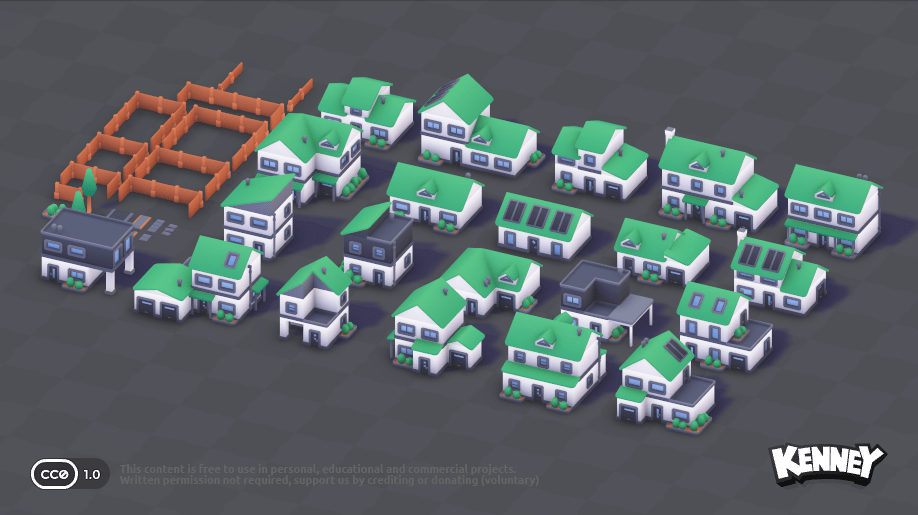City Kit (Suburban) 官方素材预览