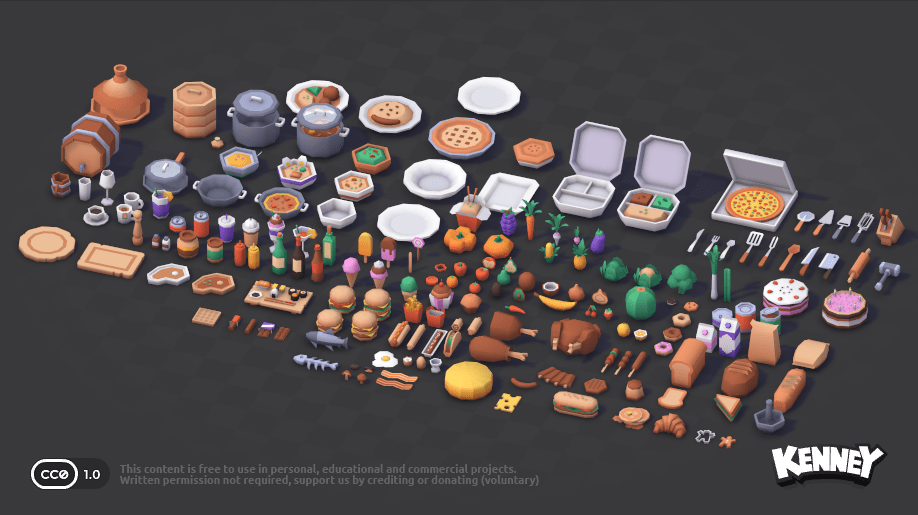 Food Kit 素材包预览
