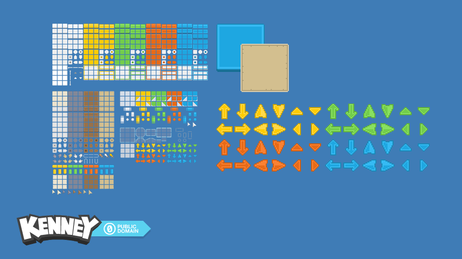 Pixel UI Pack 素材包预览